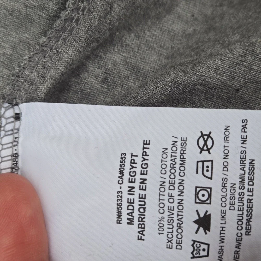 Nike Just Do It Mens Large Cotton Tank Top In Gray